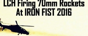 FZ | Forges de Zeebrugge – Rocket System 70mm (2.75”) : The indigenous attack helicopter LCH (Light Combat Helicopter) successfully test-fired 70mm rockets during Iron Fist 2016